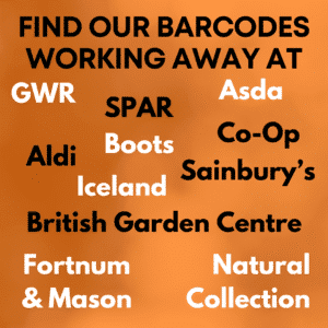 Find Our barcodes working away at